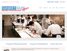 Tablet Screenshot of gasketguyplus.com